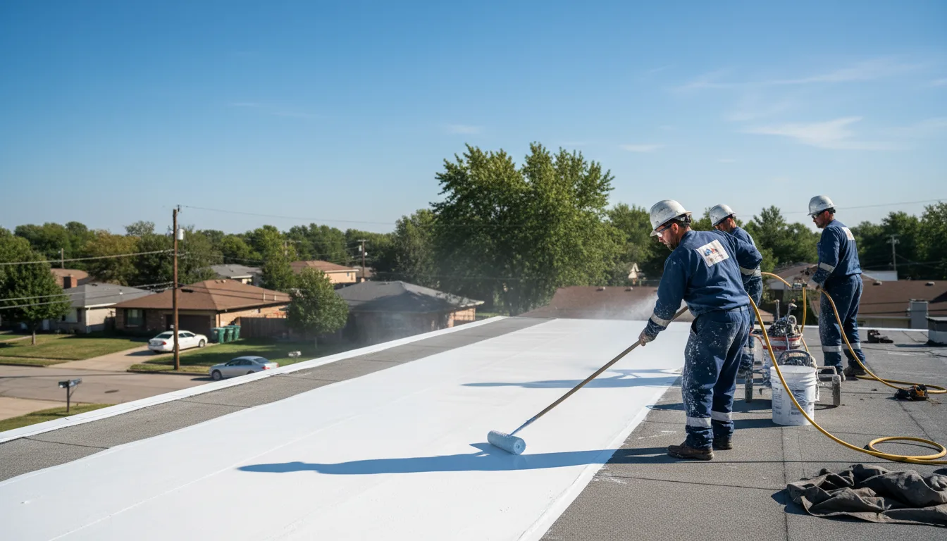 Commercial roof coating in Buffalo, IA near me